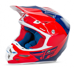 Main image of Fly F2 Carbon Pure Helmet Matte Red/White/Blue